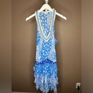 Poupette St. Barth Beline Fringe Tank Dress EUC